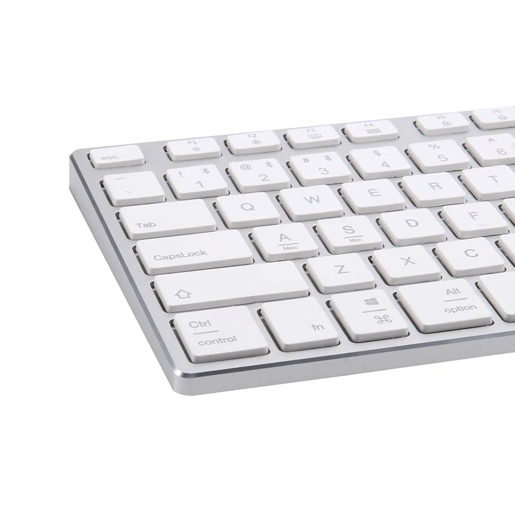  Aluminum Alloy Wireless Bluetooth 3.0 Keyboard for Tablet Laptop Phone Support iOS Windows System I