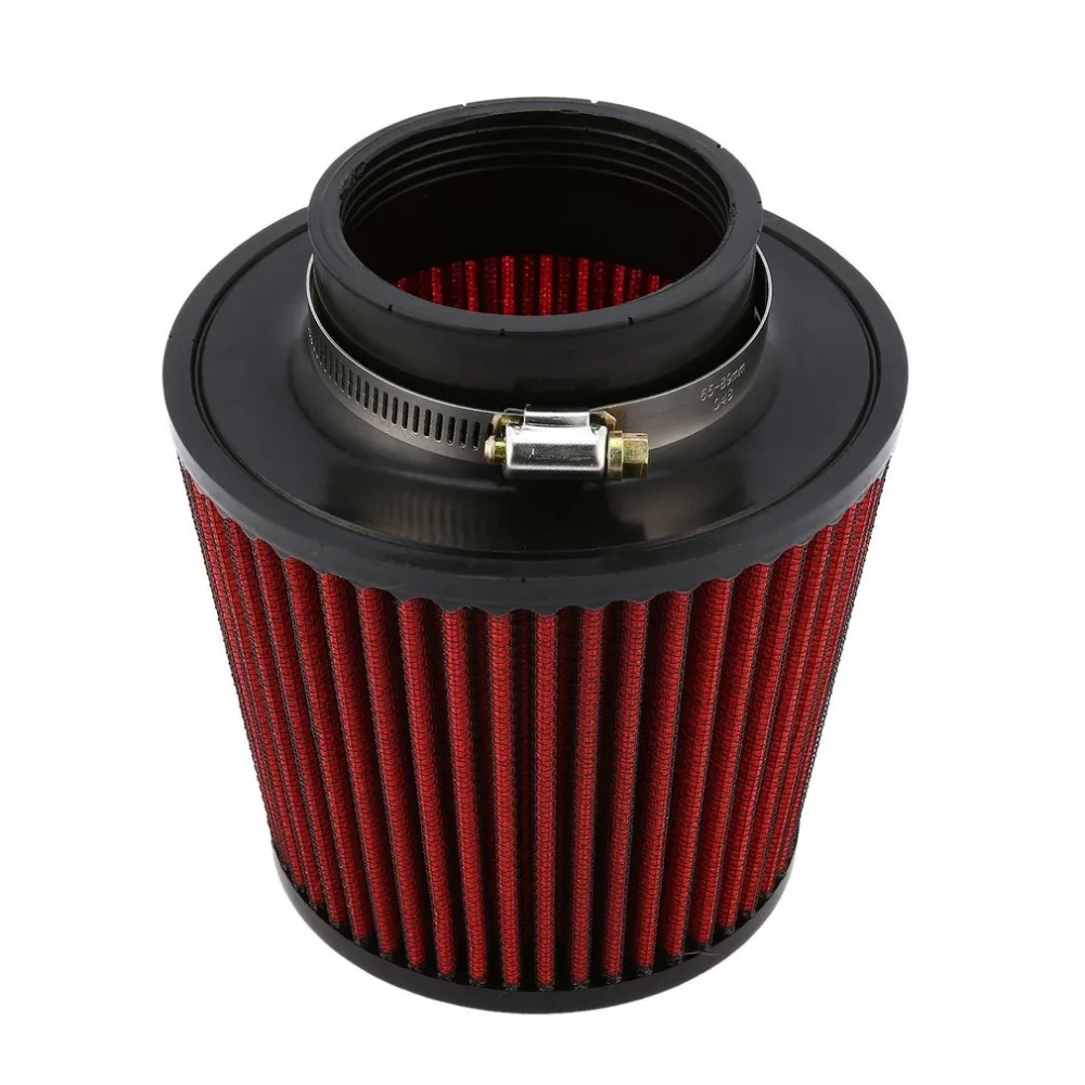 

Universal Automobiles Car Carbon Filber Air Filter High Quality Auto Air Intake Filter Funnel Air Filter Reusable