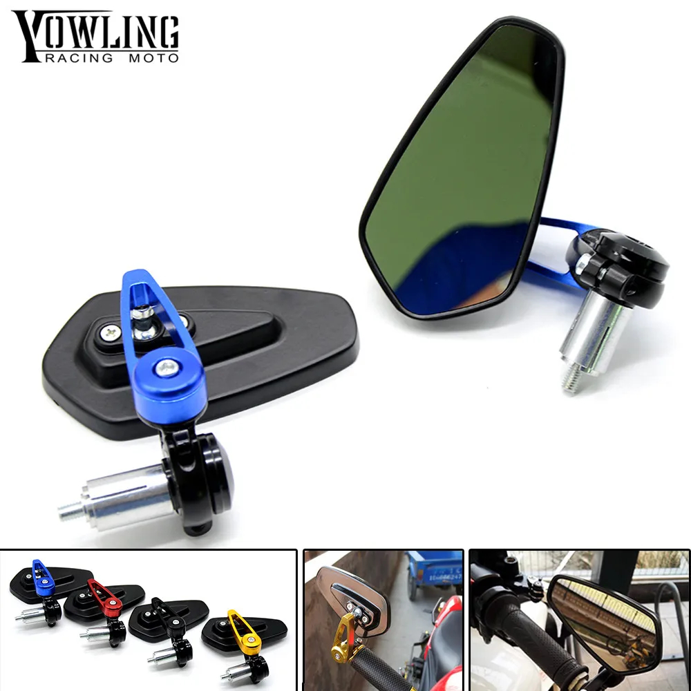 

FOR KAWASAKI Z250 Z750 Z800 Z1000 Z900 Z650 Ninja300 EX300 Z300 Motorcycle Mirror Rear View Handle Bar End Rearview Side Mirrors