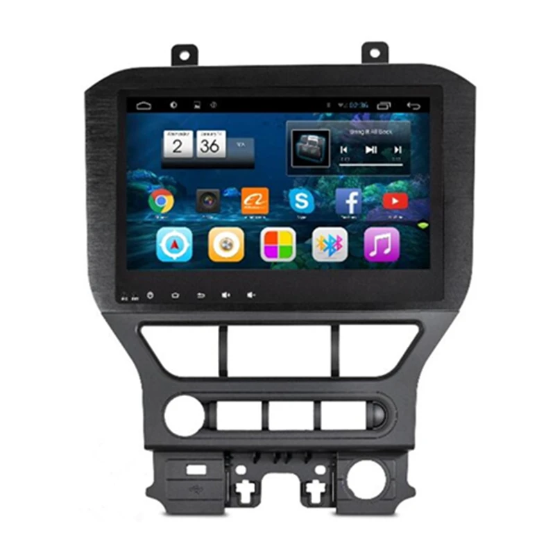 10,2 "android-авторадио автомобиля Multimedia Stereo DVD gps навигации Радио Аудио Sat Nav Головное устройство для Ford Mustang 2015 2016 2017