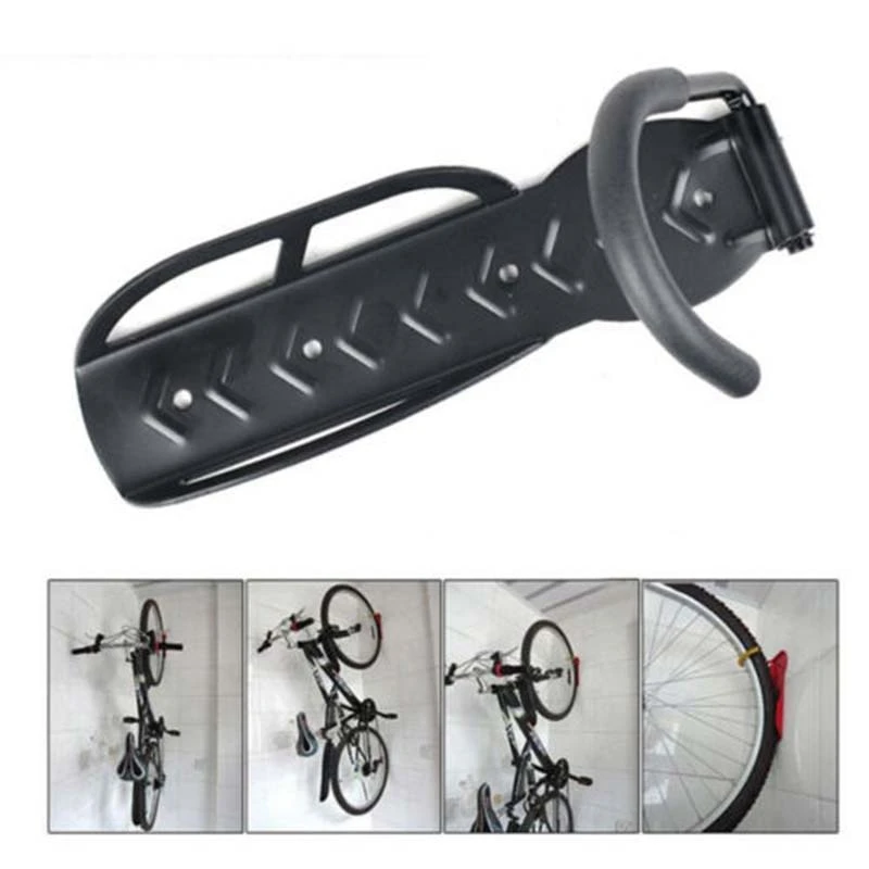 Perfect 3 Pcs Bike Wall Stand Holder Mount Bicycle Mountain Bike Storage Wall Mounted Rack Stands Bicycle Steel Wall Hanger Hook 3
