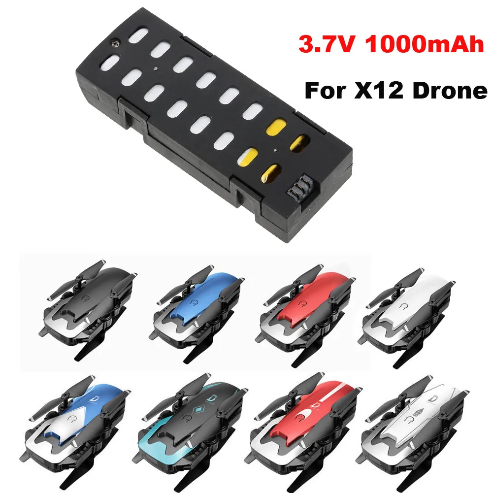3 7 V 1000mAh для Dongmingtuo X12 RC Quadcopter Lipo батареи запасные части LiPoDrop доставка