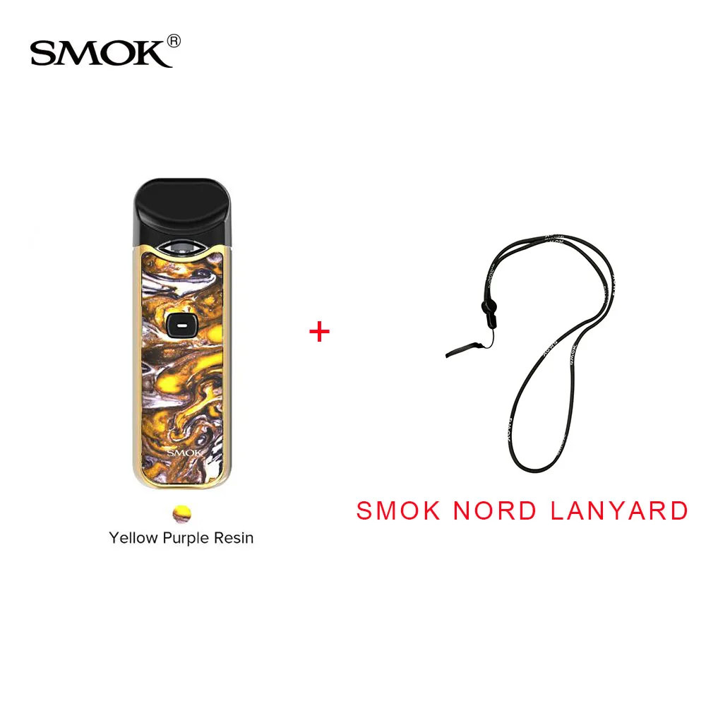 SMOK Nord НАБОР Смола 3 мл Pod Vape 1100 мАч батарея Mesh/керамическая катушка электронная