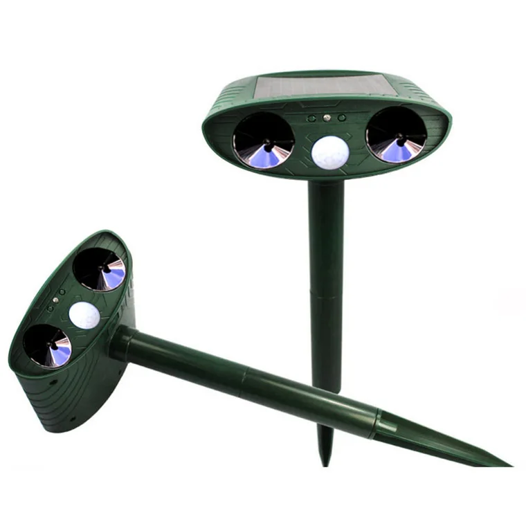 ultrasonic solar animal repeller cat dog