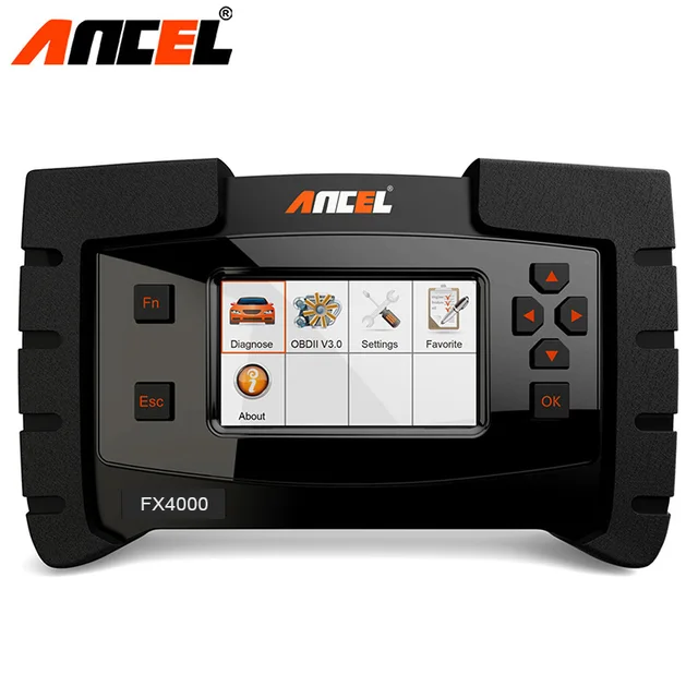 Special Price Ancel FX4000 OBD2 Diagnostic Tool All Systems Car Diagnostics ODB2 Automotive Scanner For Airbag ABS SAS EPB ESP OBD2 Scan Tool