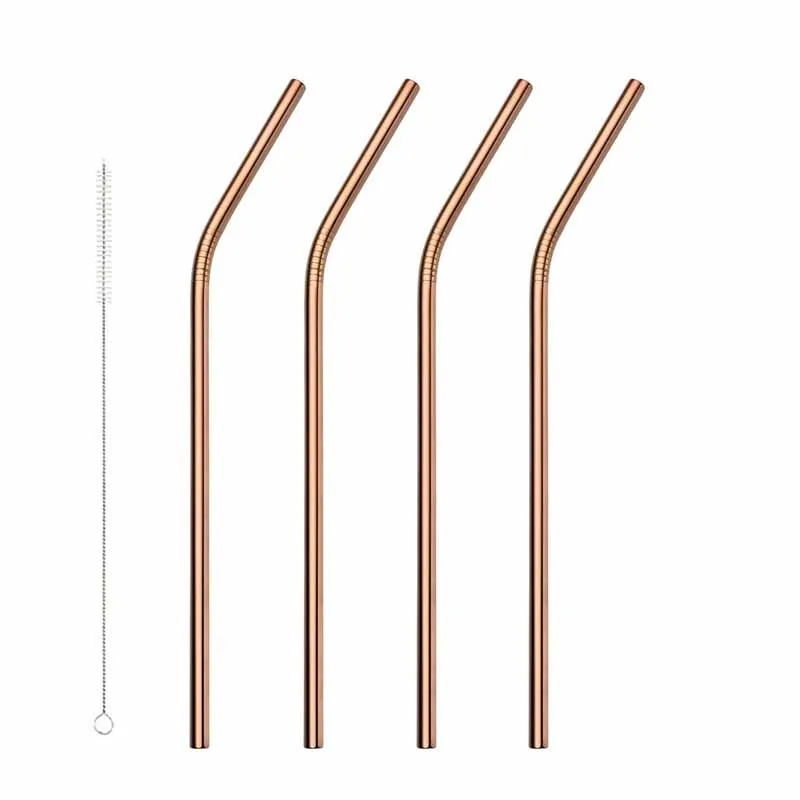 straight Rose gold