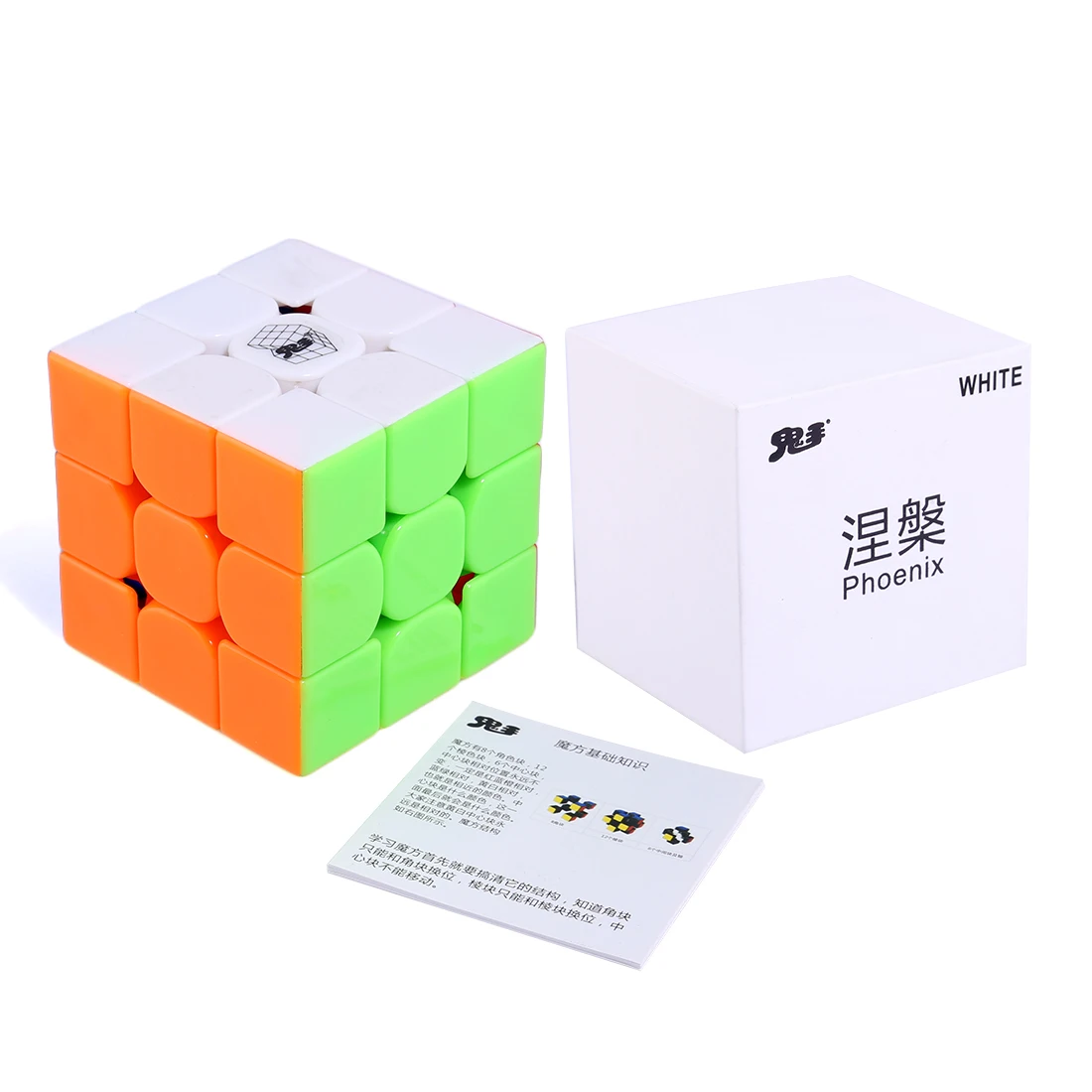 Ghost Hand Phoenix Match Special 3x3x3 Magic Cube Puzzle Toy (обновленная версия)-разноцветный