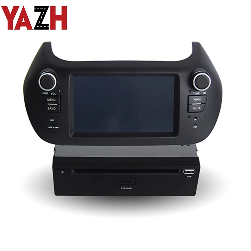 Flash Deal YAZH Android Car Dvd Player For Peugeot Bipper/Citroen Nemo/Fiat Florino 2008 2009 2010 2011 2012 2013 GPS Navigation auto Radio 4