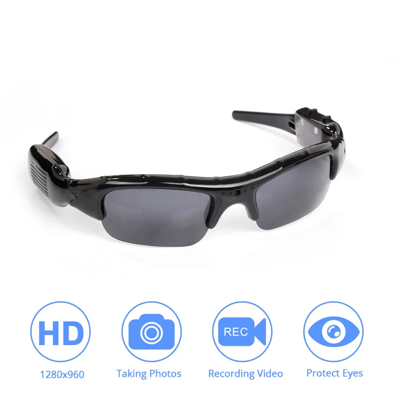 

Light Weight DVR Cycling Sunglasses Camera TF Mini Audio Video Recorder High Quality DV Video Recorder Stylish Eyewear For Adult
