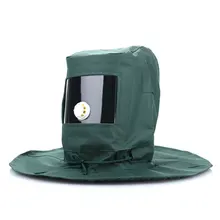 Пылезащитный Пескоструйный капюшон против ветра пыли Защитная многофункциональная Очистительная маска для песка дышащая пескоструйная крышка