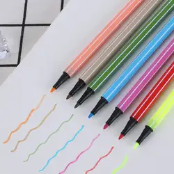 Цветной карандаш, 36 цветов/коробка Акварельная щетка моющиеся граффити художественные принадлежности ослепительный костюм Kawaii