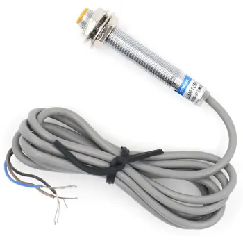

5Pcs Three Wire DC PNP NO M8 2mm distance measuring Inductive proximity switch sensor LJ8A3-2-Z/BY