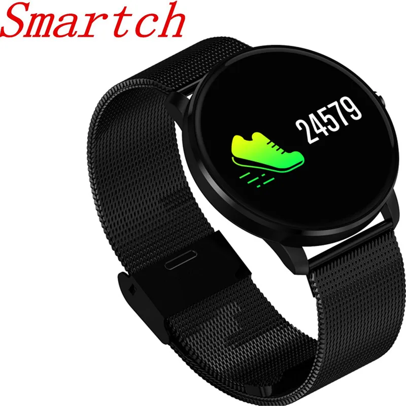Smartch CF007s Smart Bracelet Colorful Screen Heart Rate Monitor Blood Pressure Monitor SMS Notification Sport Tracker