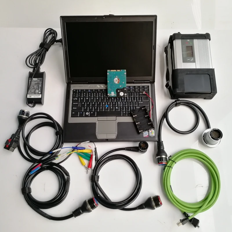 

MB Star C5 SD Connect C5 with Software V09.2019 in 320GB HDD used Laptop D630 Auto Star Diagnosis Tools for Mercedes Scanner