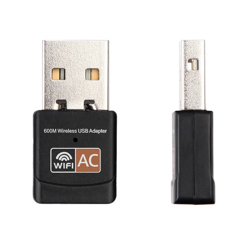 

Mini Wireless 600Mbps USB wifi Adapter AC600 2.4GHz 5GHz WiFi Antenna PC Computer Card Receiver Dual Band 802.11b/n/g/ac Network
