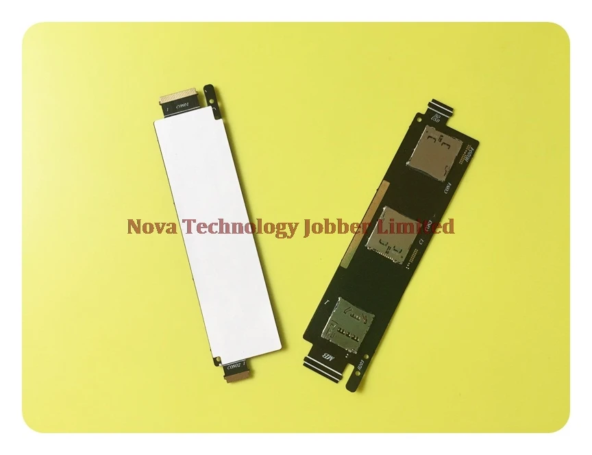 

Wyieno Zenfone6 Memory SD Card Holders For Asus Zenfone 6 Sim Tray Slot Holder Flex Cable + tracking