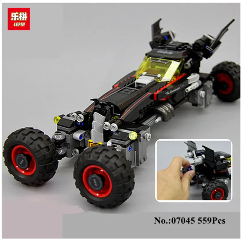 

In Stock New 559Pcs Lepin 07045 Genuine Super Movie Series Hero The Batman Robbin`s Mobile Set Building Blocks Bricks Toys 70905