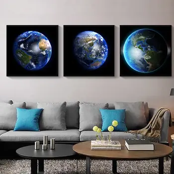 

Nordic Canvas Painting Print Wall Art Home Decor Earth Photograph Poster Living Room Vivid Picture Nordic Minimalist Painting