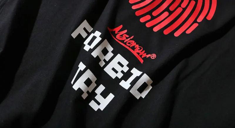 Fingerprint Pixel Printed Tees Shirts 5