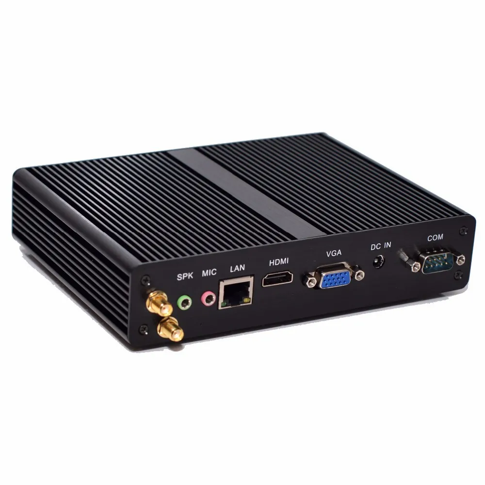 Intel Celeron J1900 Quad Core Fanless Mini PC Barebone Micro Computer Ubuntu Android HDMI VGA RS232 Nettop