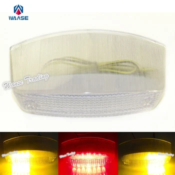 

E-Marked Rear Tail Brake Turn Signals Integrated Led Light Clear For 1994-2007 DUCATI Monster 400 400S 600 620 620S 695 750 750S