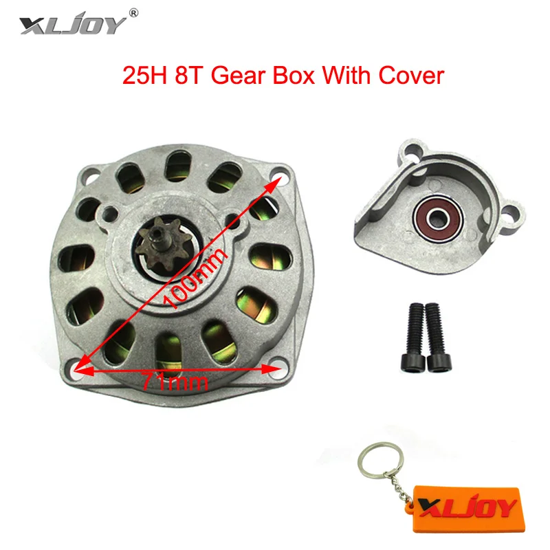 XLJOY 25H 7 Tooth Clutch Drum Gear Box For 47cc 49cc Pocket Bike Mini Dirt ATV Quad