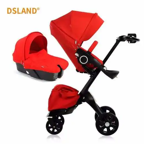 Dsland High View, детская коляска, переносная, двухходовая, четыре колеса, амортизатор, детская коляска, складной зонт, автомобиль, детская коляска - Color: V6
