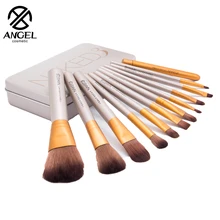 Golden 12 Pcs/lot Make Up Brushes Set Foundation Face&Eye Powder Blusher Professional Cosmetics Makeup Brush