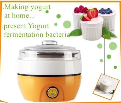 2015 Top sales 1L /15W Yogurt Maker with 1gX10 bags Yogurt