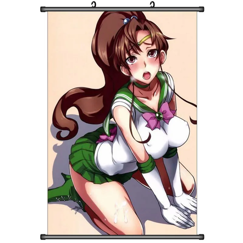 US $13.1 16% OFF|Japanese Anime Sailor Moon crystal sexy girl Kino Makoto  Sailor Jupiter Home Decor Wall Scroll Poster Decorative Pictures-in  Painting ...