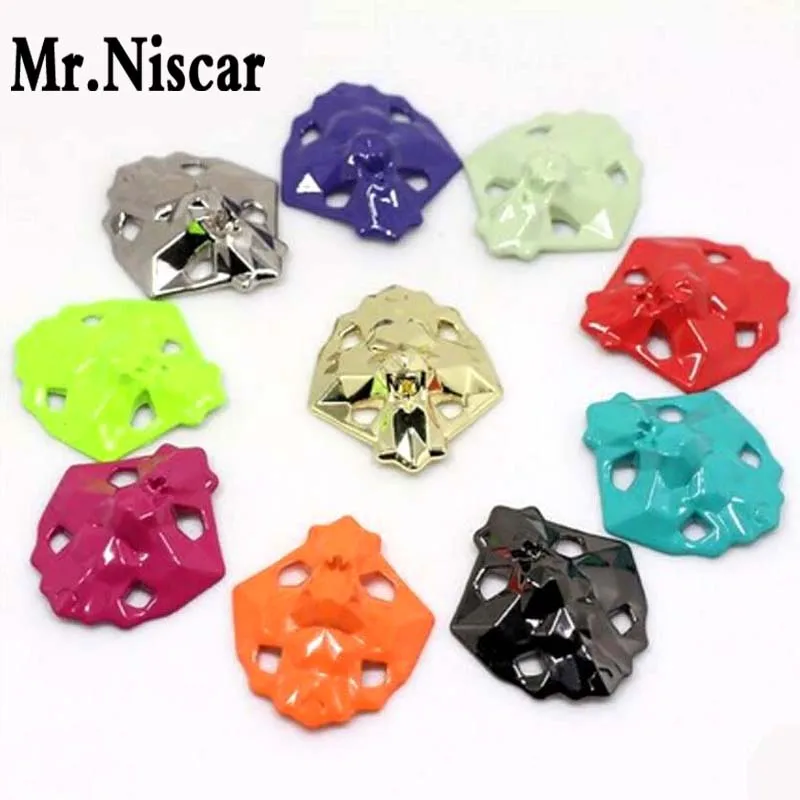 

Mr.Niscar 1 Pair Athletics Sports Basketball Shoes Buckle Shoelaces Buckles Lazy Metal Shoelace Accessories Lion Head Shape