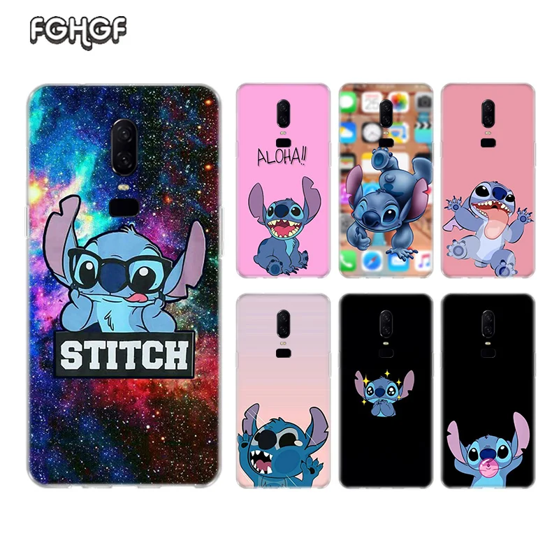 

Disneys Stitch Luxury Soft TPU Silicone Phone Back Case For OnePlus One Plus 7 Pro 5 5T 6T 6 Fundas Printed Cover Coque