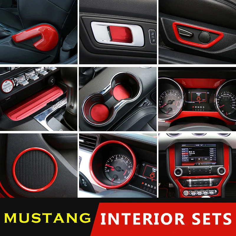 Подходит для Ford Mustang автомобильный Стайлинг красный полный набор Автомобильный