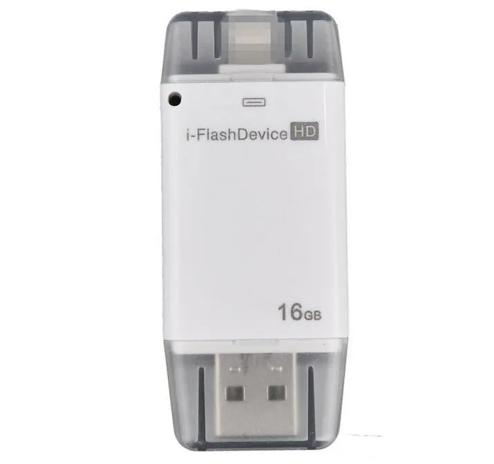 USB флеш накопитель для iPhone X 6 Plus 7 7S ipad металлический карта памяти двойной