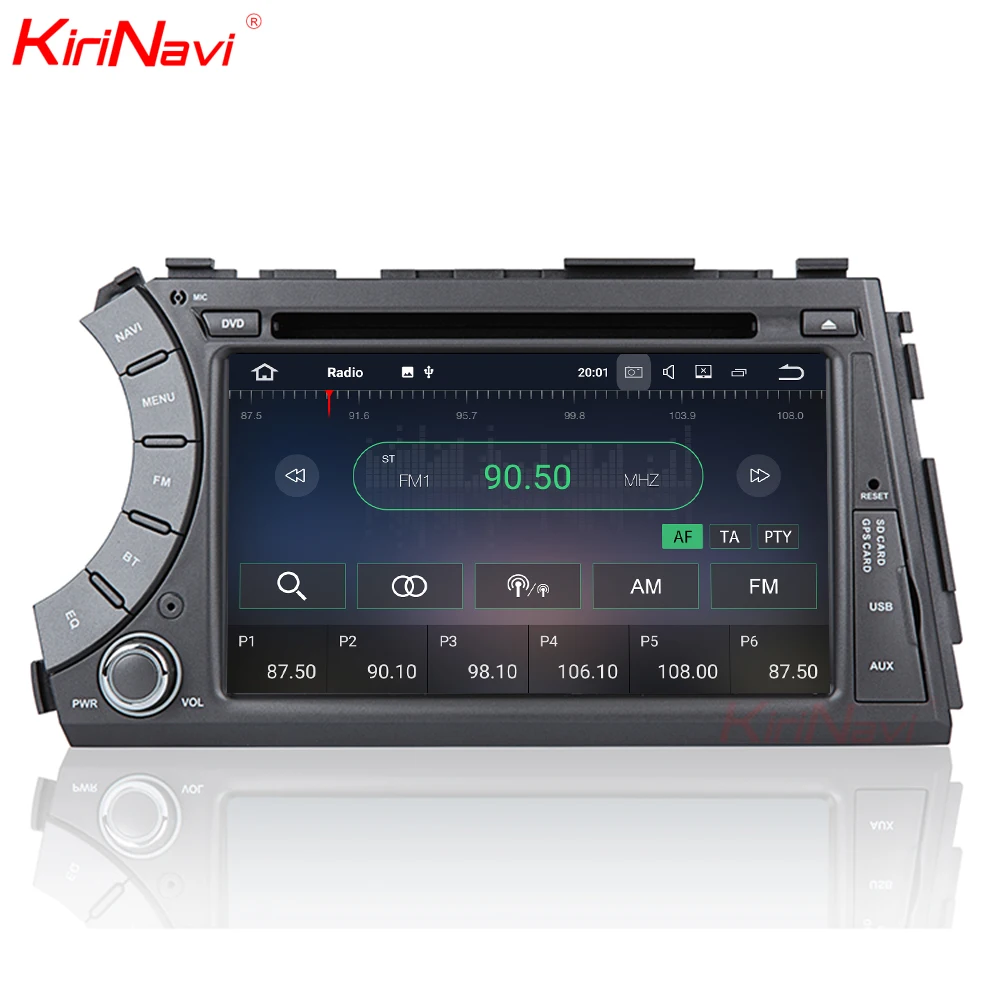 Sale KiriNavi Android 7 1 Car DVD For Ssang Yong SsangYong Kyron / Actyon Sports 2005-2013 GPS Radio Stereo multimedia WIFI 3G sw bt 3