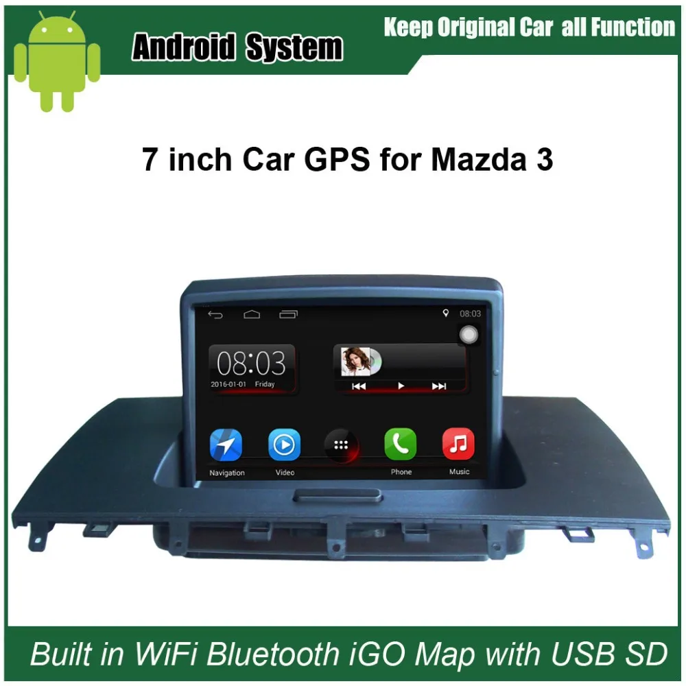 Upgraded Original Android Car Radio Player Suit to Mazda 3 Car Video Player Built in WiFi