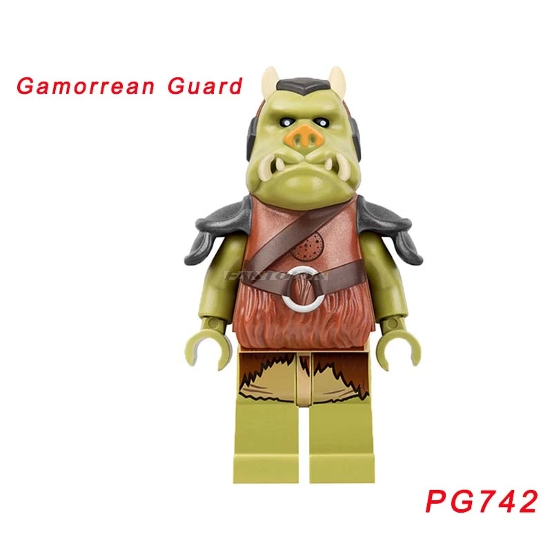 Одной продажи Gamorrean Guard телохранителей в Jabba'S дворец строительные блоки Star Wars 75005 злобы боксе комплект кирпич игрушки для детей