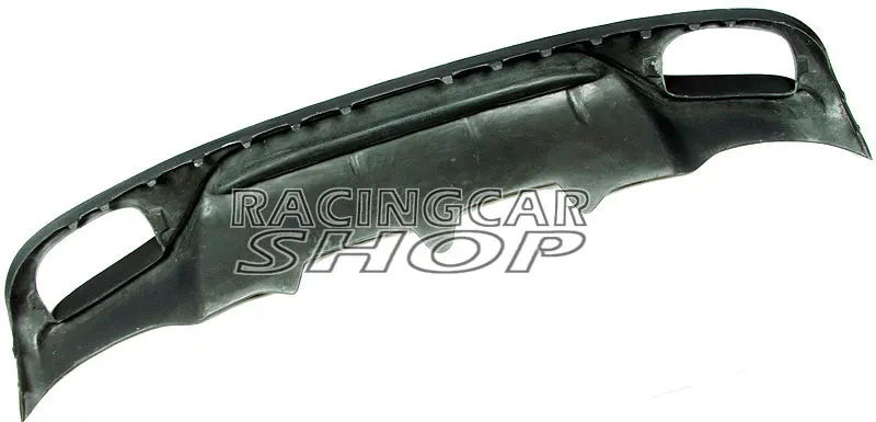 Rear Lip Diffuser Exhaust Tips Muffler End For Audi A4 B8 Non-Sline Bumper 08-12