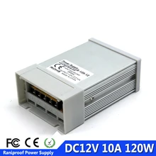 DC12V 10A 120 Вт светодиодный открытый источник питания с защитой от дождя блок питания и коммутации трансформаторы 110 V 220 V AC-DC импульсивный источник питания для Светодиодный свет CCTV AV