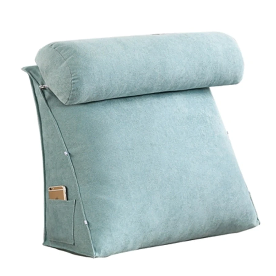 Large Cushion Backrest Sofa Long Pillow Bed Pillow Bolster Cushion