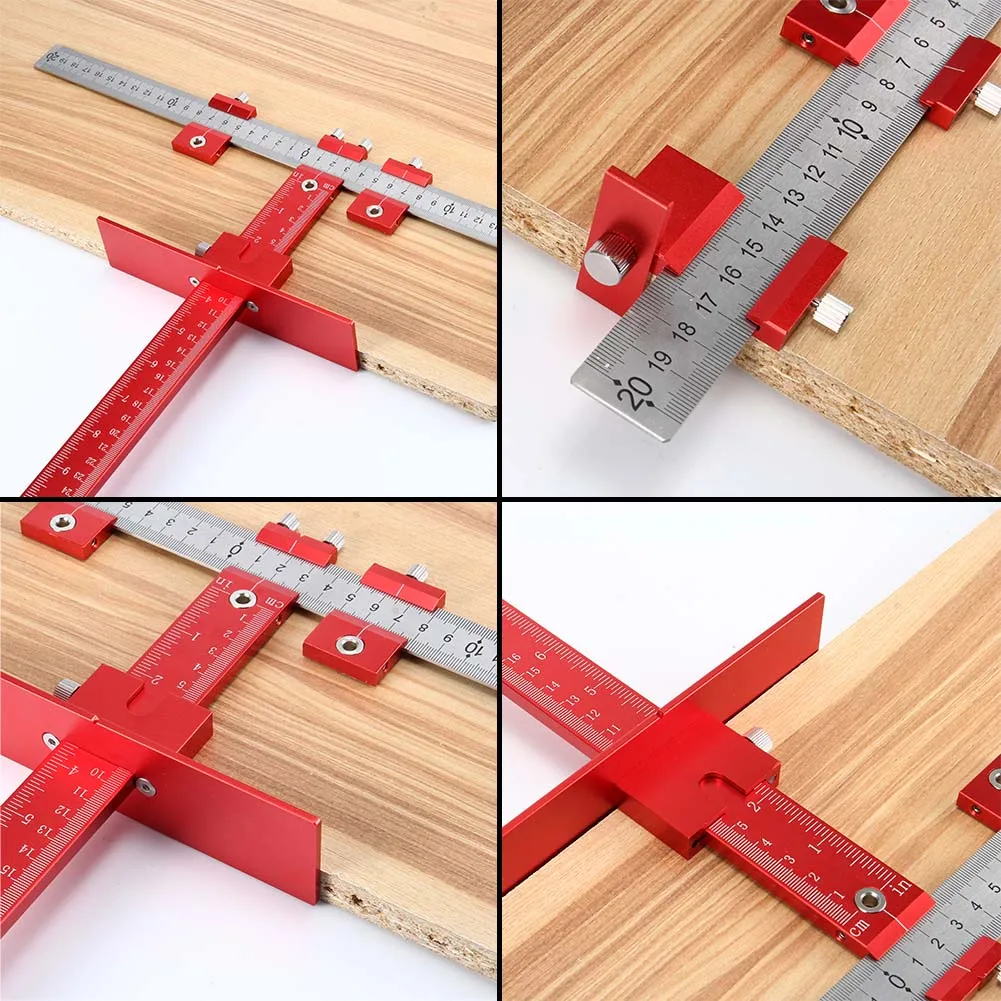 

HOT Hole Punch Jig Tool Set Detachable Drill Guide Sleeve Cabinet Drawer Wood Drilling Tools Dowelling LSF99
