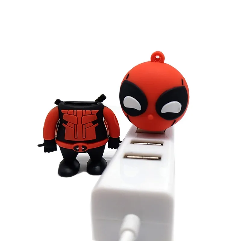 Pendrive cartoon Spiderman usb flash drive 4GB 8GB 16GB 32GB 64GB cute Batman/Death memory stick Personalized gift pen drive