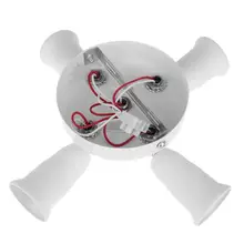 Возможность поворота 3/5/9 глав цоколь Эдисона E26 E27 в виде лампочки-разветвитель на регулируемый держатель лампы адаптер конвертер держатель лампы