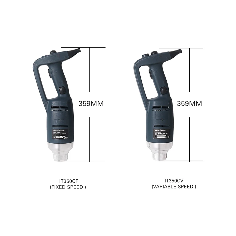 ITOP Commercial Handheld Blender  Kitchen Aid Immersion Blender Mixer Electric Mount Rack Hand Mixer Juicer Food Processor 350W