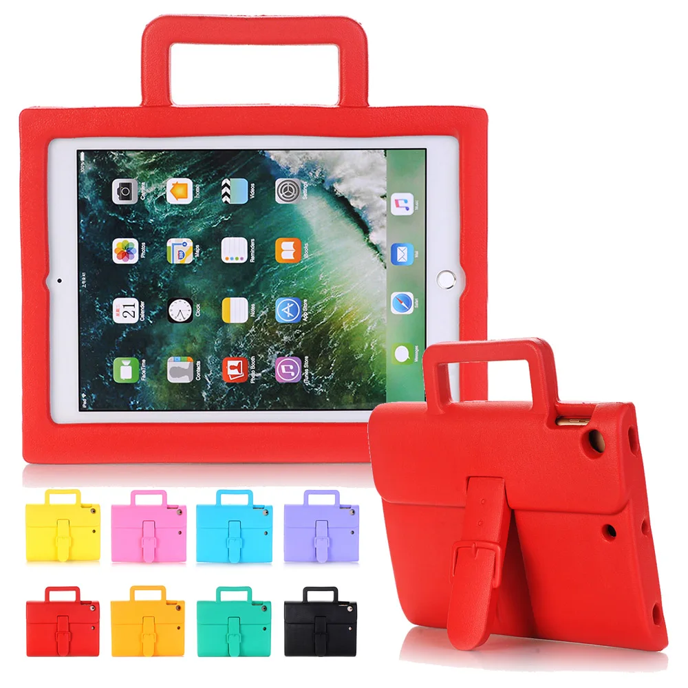 

Case for Apple New iPad 9.7 Inch 2017 Kids Friendly EVA Shockproof Convertible Handle Stand Cover Case for iPad 9.7 2017 Release