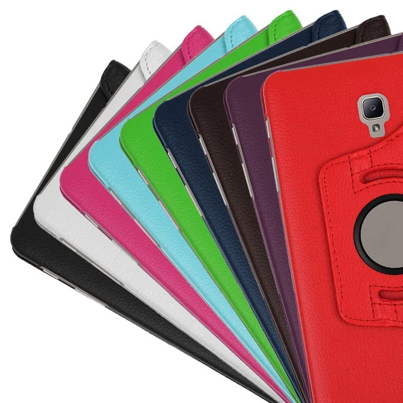 

360 Degree Rotating pu leather case for Samsung Galaxy Tab A 8.0 T380 T385 funda Colorful stander cover for Samsung T380 T385