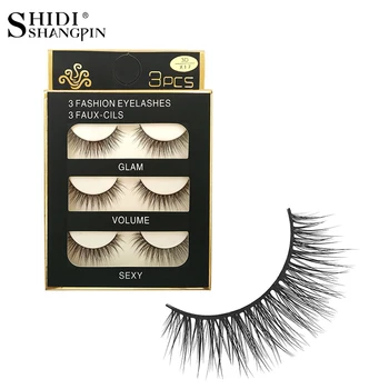 

15 pairs false mink eyelashes natural 3d mink lashes strips eyelashes makeup soft eyelash extensions fake eye lashes 17*5
