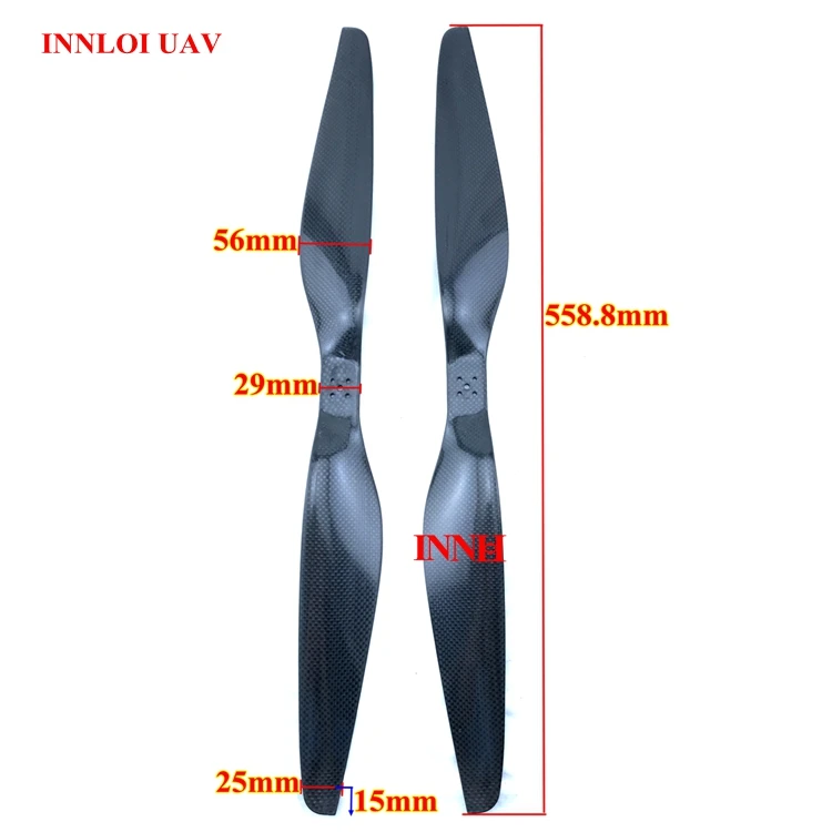 

22 inch 2255 carbon fiber propeller multi copter propeller T motor propeller [INNLOI UAV Custom-made Agricultural UAV Drone]