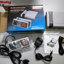 Мини Ретро Классическая видеоигра консоль встроенный 620 игр 8 бит PAL и NTSC семья ТВ Портативный игровой плеер 2 шт. геймпады