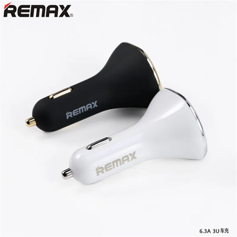 

Remax Smart 3USB Car Charger Max 5V/6.3A Fast Charging For iPhone iPad Samsung Huawei Xiaomi Smart Phones